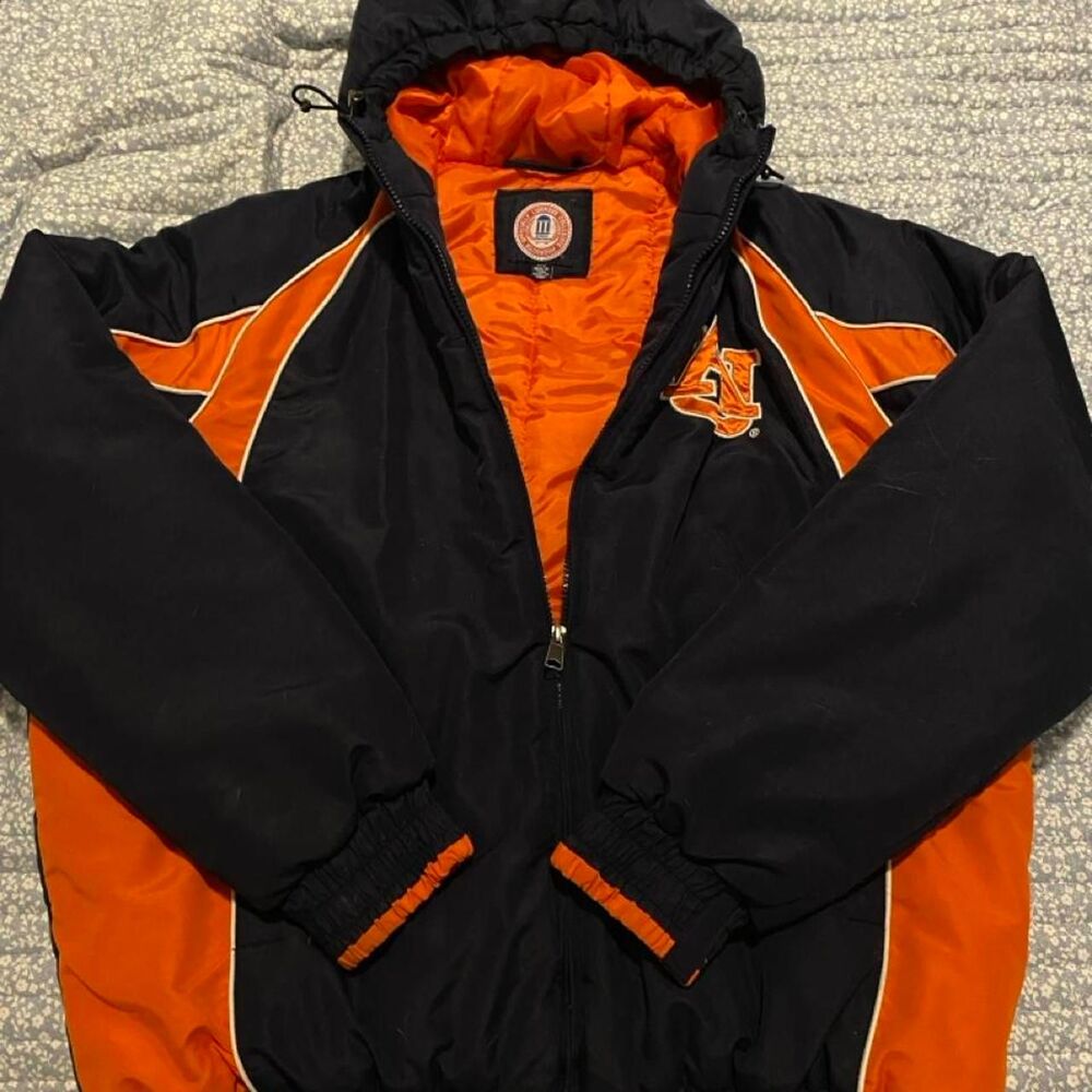 National-collegiate-athletic-association Men's Black and Orange Jacket